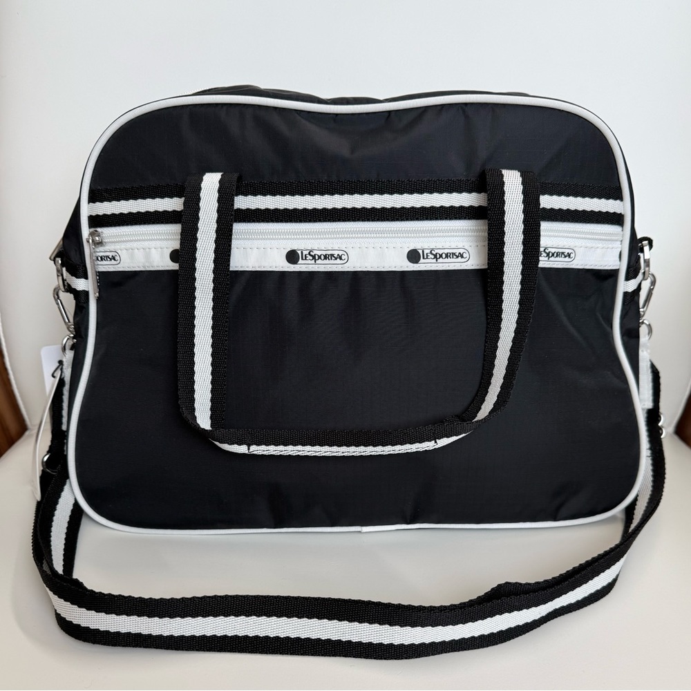 LeSportsac Bowler Bag Spectator in Black NWT